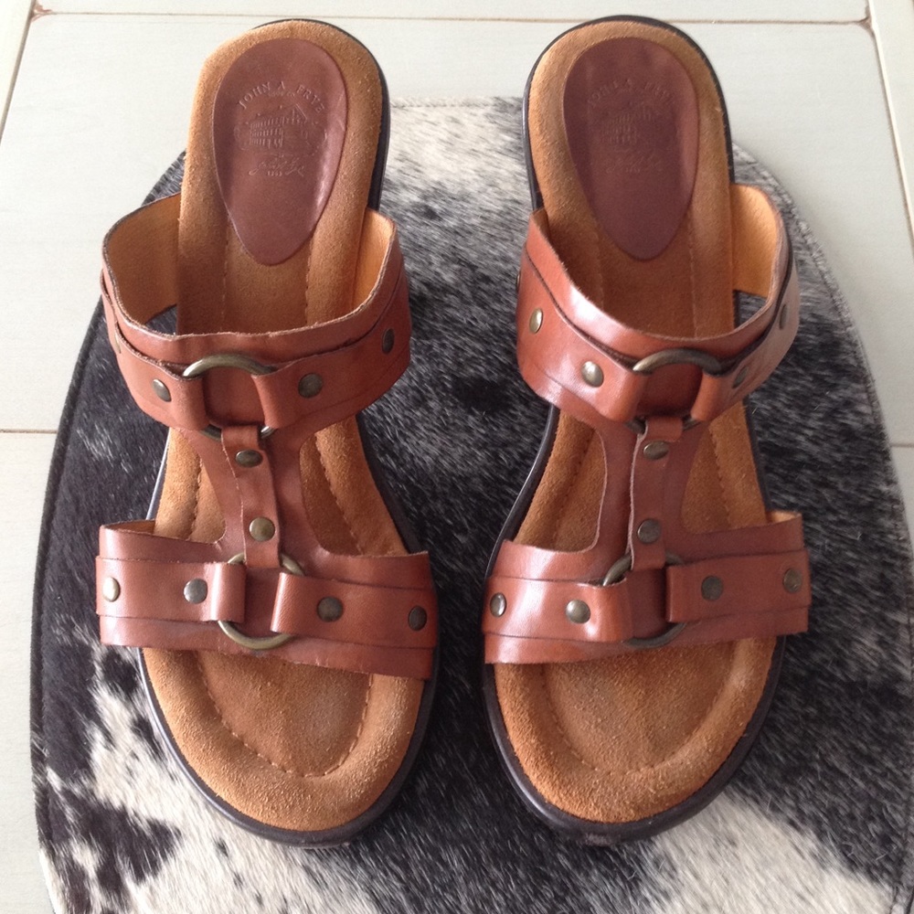 Frye gladiator sandals brown 8.5